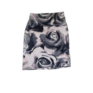Worthington Woman’s Pencil Skirt Plus Size 16 Multicolor Floral Knee Length